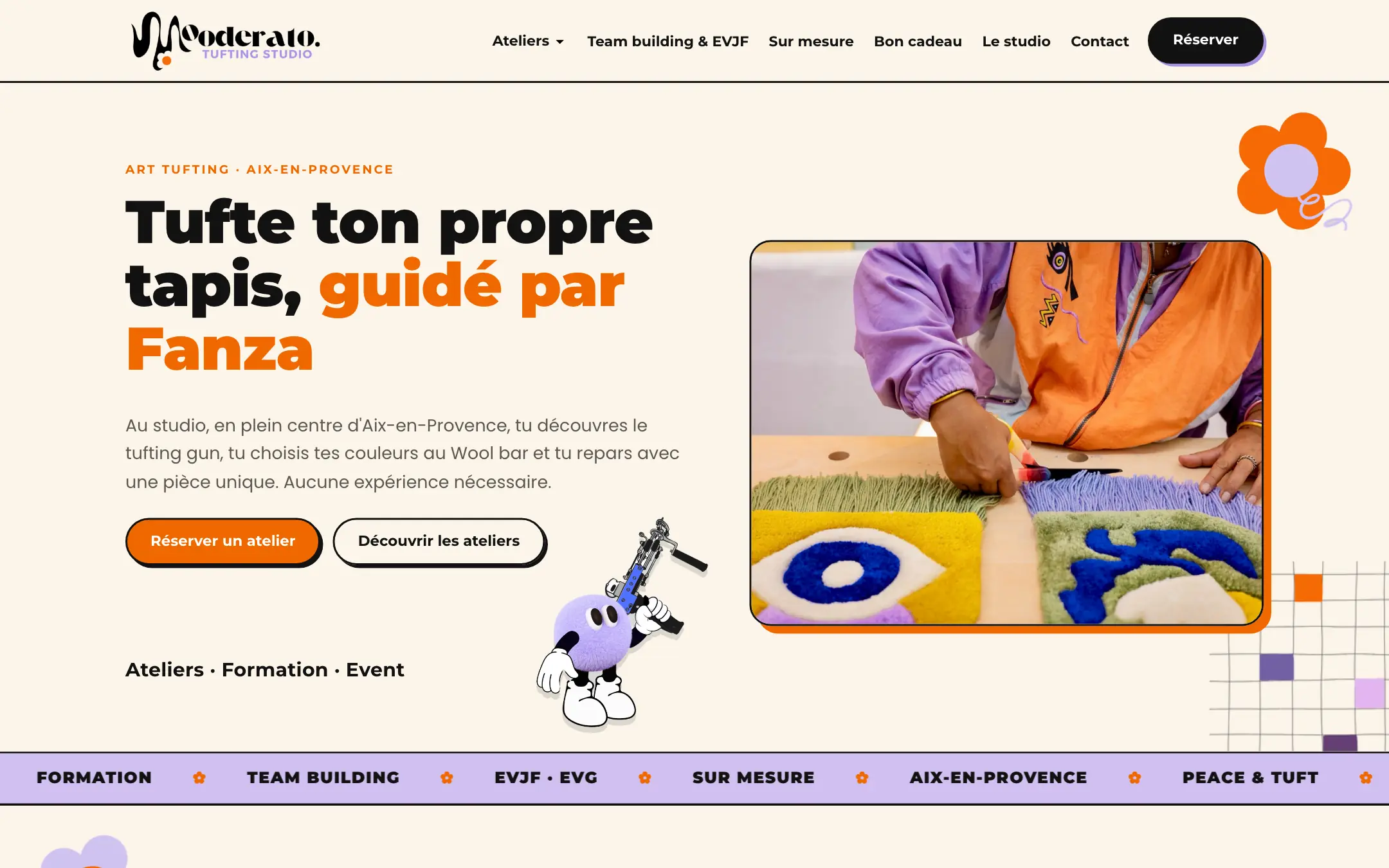 Mooderato, site sur ordinateur